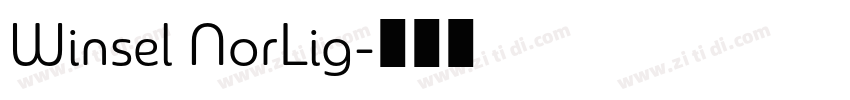 Winsel NorLig字体转换